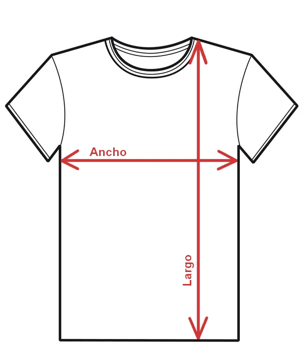 Guía de cómo medir la camiseta para elegir tu talla